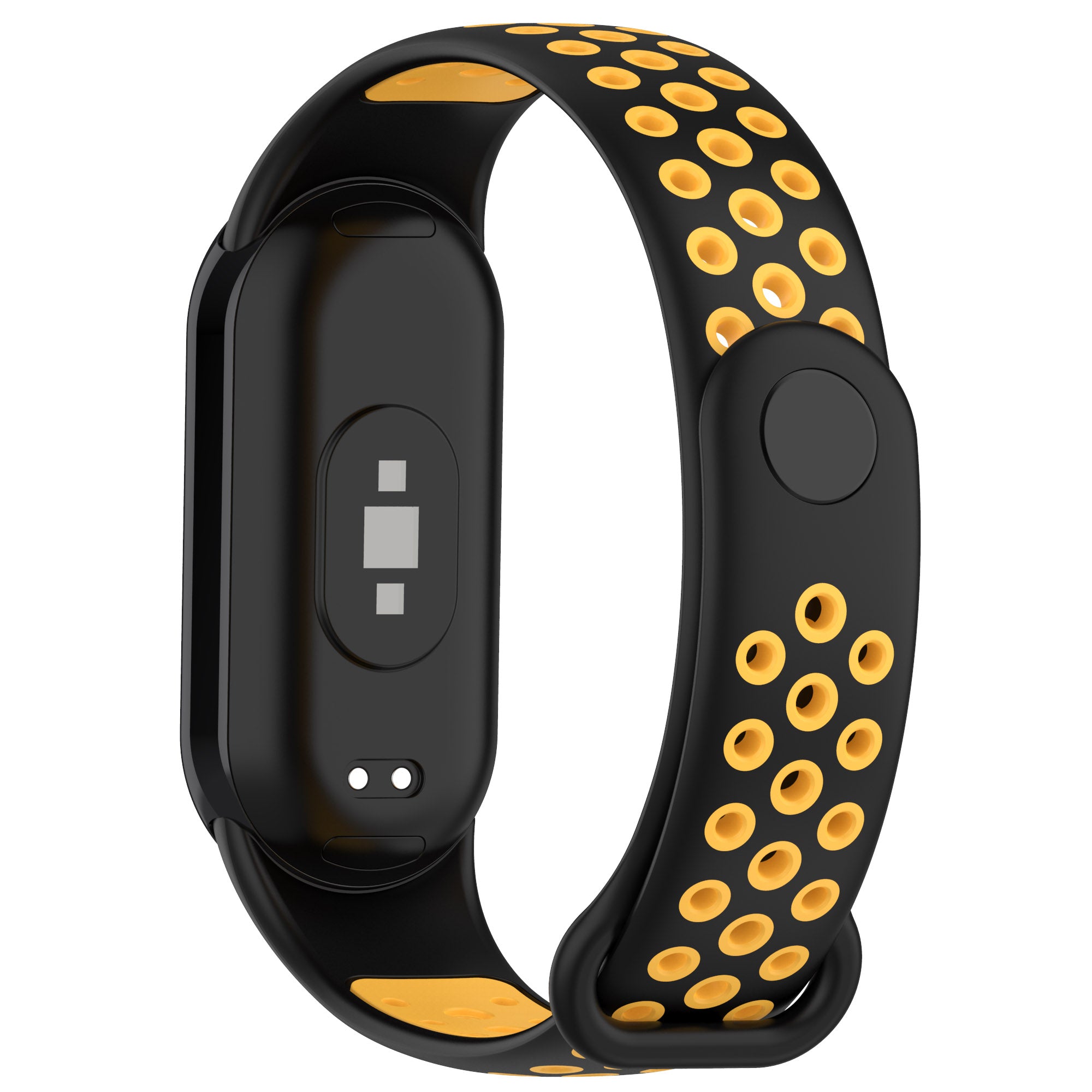 For Xiaomi Smart Band 8 Silicone Watch Bands Dual-color Sport Strap with Silicone Connector For Xiaomi Smart Band 8 Silicone Watch Bands Dual-color Sport Strap with Silicone Connector